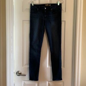 Paige stretch skinny ankle jeans. Size 30